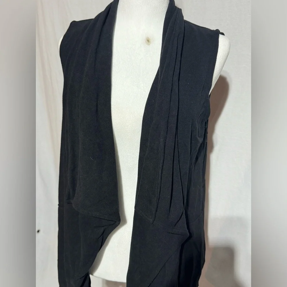 Calvin Klein Performance Black Draped Sweater Vest Size L - Picture 3 of 7